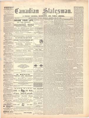 Canadian Statesman (Bowmanville, ON), 13 Oct 1870