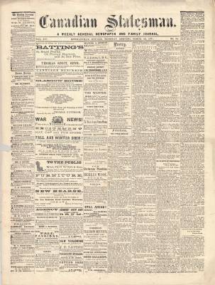 Canadian Statesman (Bowmanville, ON), 23 Mar 1871