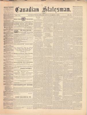 Canadian Statesman (Bowmanville, ON), 4 Mar 1875