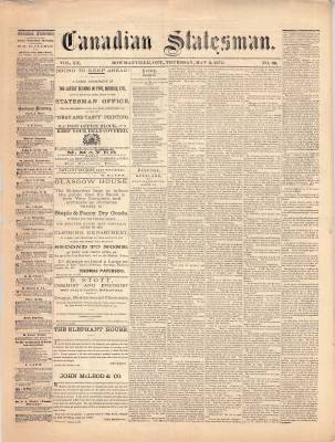 Canadian Statesman (Bowmanville, ON), 6 May 1875