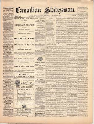 Canadian Statesman (Bowmanville, ON), 15 Jul 1875