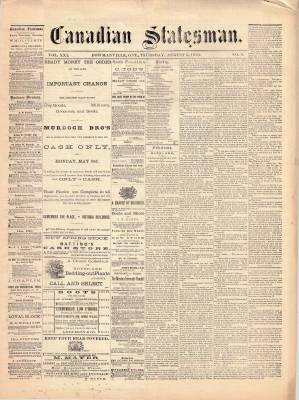 Canadian Statesman (Bowmanville, ON), 5 Aug 1875