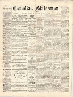 Canadian Statesman (Bowmanville, ON), 21 Oct 1875