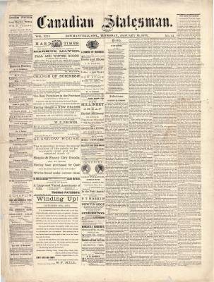 Canadian Statesman (Bowmanville, ON), 13 Jan 1876