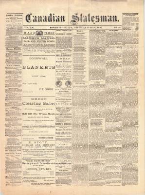 Canadian Statesman (Bowmanville, ON), 15 Jun 1876