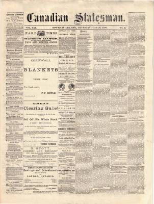 Canadian Statesman (Bowmanville, ON), 22 Jun 1876