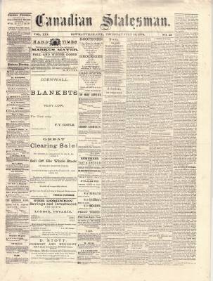 Canadian Statesman (Bowmanville, ON), 13 Jul 1876