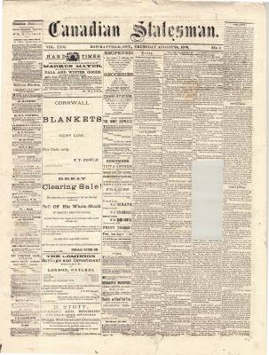 Canadian Statesman (Bowmanville, ON), 24 Aug 1876