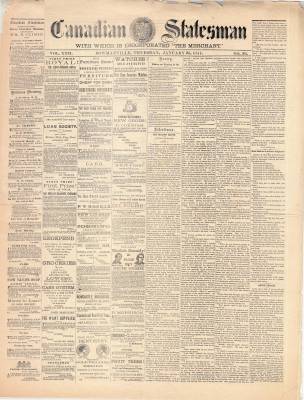 Canadian Statesman (Bowmanville, ON), 25 Jan 1877