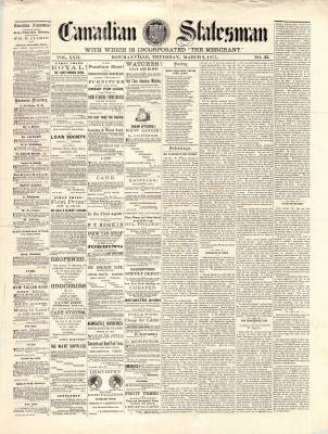 Canadian Statesman (Bowmanville, ON), 8 Mar 1877