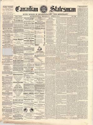 Canadian Statesman (Bowmanville, ON), 5 Apr 1877