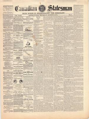 Canadian Statesman (Bowmanville, ON), 2 Aug 1877