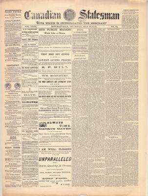 Canadian Statesman (Bowmanville, ON), 30 May 1878