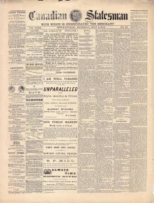 Canadian Statesman (Bowmanville, ON), 4 Jul 1878