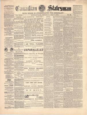 Canadian Statesman (Bowmanville, ON), 11 Jul 1878