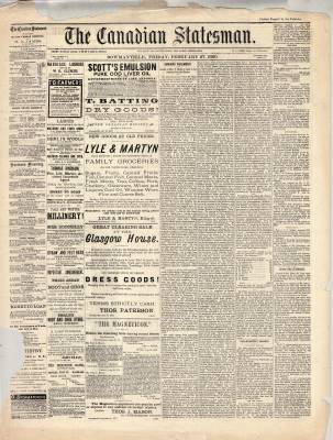 Canadian Statesman (Bowmanville, ON), 27 Feb 1880