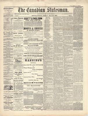 Canadian Statesman (Bowmanville, ON), 28 May 1880