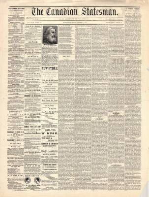 Canadian Statesman (Bowmanville, ON), 11 Nov 1881