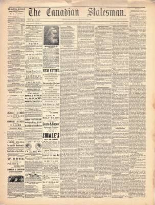 Canadian Statesman (Bowmanville, ON), 19 May 1882