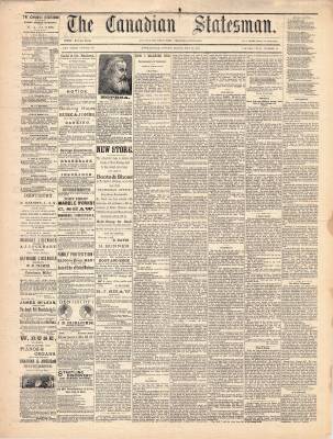 Canadian Statesman (Bowmanville, ON), 26 May 1882