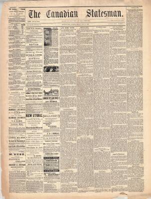 Canadian Statesman (Bowmanville, ON), 21 Jul 1882