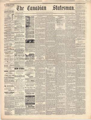 Canadian Statesman (Bowmanville, ON), 25 Aug 1882