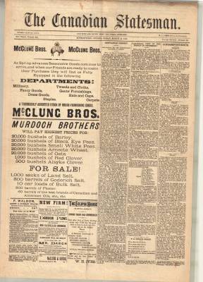 Canadian Statesman (Bowmanville, ON), 16 Mar 1883