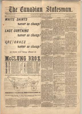 Canadian Statesman (Bowmanville, ON), 1 Jun 1883