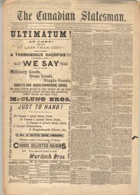 Canadian Statesman (Bowmanville, ON), 17 Aug 1883