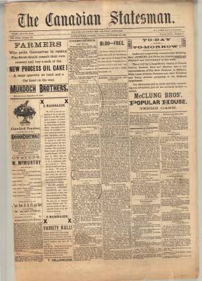 Canadian Statesman (Bowmanville, ON), 28 Sep 1883