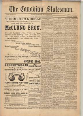 Canadian Statesman (Bowmanville, ON), 8 Feb 1884