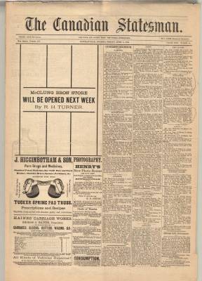 Canadian Statesman (Bowmanville, ON), 4 Apr 1884