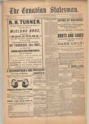 Canadian Statesman (Bowmanville, ON), 11 Apr 1884