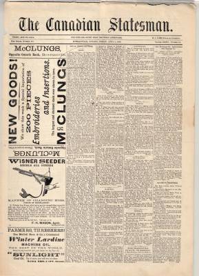 Canadian Statesman (Bowmanville, ON), 2 Apr 1886