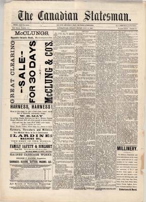 Canadian Statesman (Bowmanville, ON), 30 Jul 1886