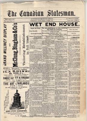 Canadian Statesman (Bowmanville, ON), 8 Oct 1886