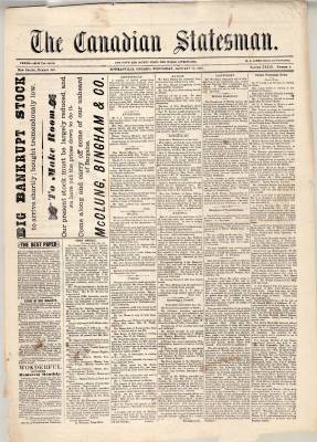 Canadian Statesman (Bowmanville, ON), 26 Jan 1887