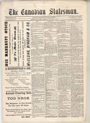 Canadian Statesman (Bowmanville, ON), 2 Feb 1887