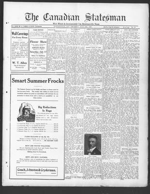 Canadian Statesman (Bowmanville, ON), 15 Jul 1926