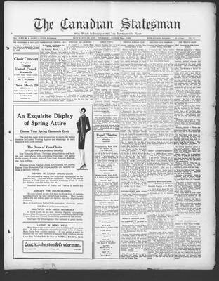 Canadian Statesman (Bowmanville, ON), 22 Mar 1928