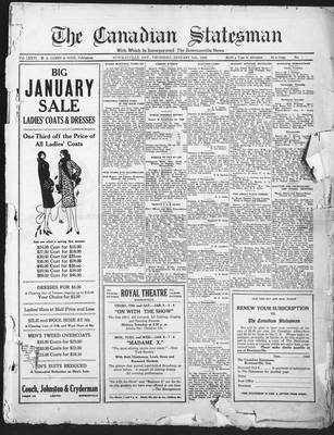 Canadian Statesman (Bowmanville, ON), 2 Jan 1930