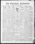 Canadian Statesman (Bowmanville, ON), 12 Nov 1931