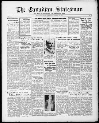 Canadian Statesman (Bowmanville, ON), 6 Oct 1932