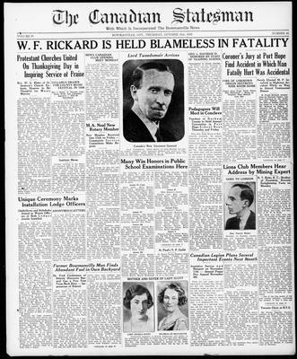 Canadian Statesman (Bowmanville, ON), 31 Oct 1935