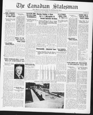 Canadian Statesman (Bowmanville, ON), 6 Aug 1936