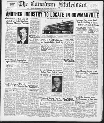 Canadian Statesman (Bowmanville, ON), 4 Nov 1937