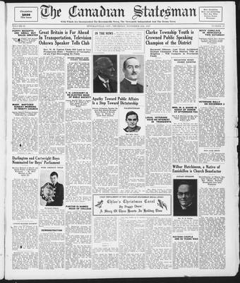 Canadian Statesman (Bowmanville, ON), 25 Nov 1937