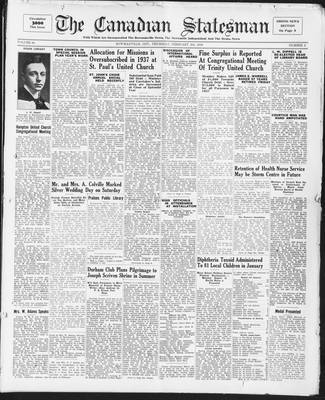 Canadian Statesman (Bowmanville, ON), 3 Feb 1938