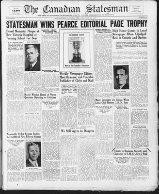 Canadian Statesman (Bowmanville, ON), 9 Jun 1938