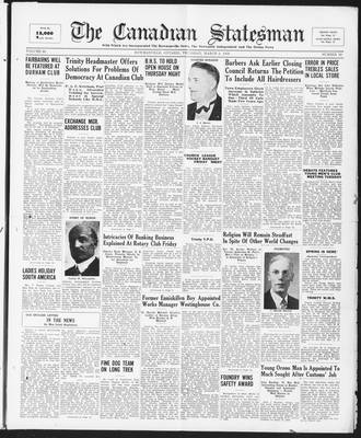 Canadian Statesman (Bowmanville, ON), 9 Mar 1939